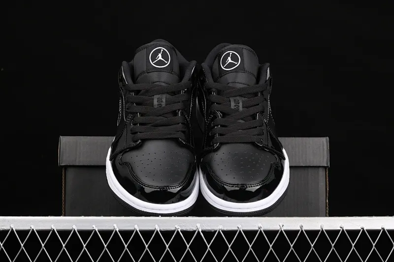 All categories Air Jordan Jordan series basketball shoes Air Jordan 1 Low Air Jordan 1 Low ASW AJ1 Joe 1 low-top All-star patent leather black low-top basketball shoes DD1650-001